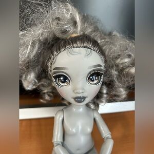 Rainbow high doll Nicole Steele shadow high grey no clothes